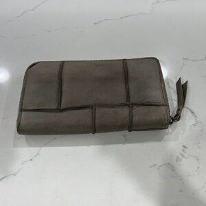 Cut n Paste Gray Leather Women's Wallet